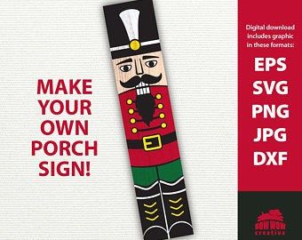 Svg files christmas sign | Etsy Nutcracker Porch Sign, Nutcracker Svg, Pixie Gift, Porch Sign Svg, Christmas Sign Svg, Front Door Christmas Decorations, Interior Signs, Winter Porch, Winter Signs