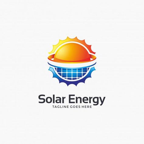 Modern Abstract 3D Solar energy, solar panel, sun logo design Solar Energy Logo Design, Sun Logo Design, Energy Logo Design, Uses Of Solar Energy, Solar Logo, Free Solar Panels, Renewable Energy Systems, Energy Logo, Solar Design