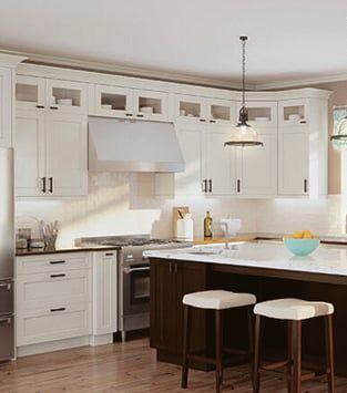 1 new message Kitchen Cabinets To Ceiling, Unfinished Kitchen Cabinets, Cabinets To Ceiling, Antique Kitchen Cabinets, Tall Kitchen Cabinets, Kitchen Cabinet Kings, Refrigerator Cabinet, White Shaker Kitchen, Rta Kitchen Cabinets