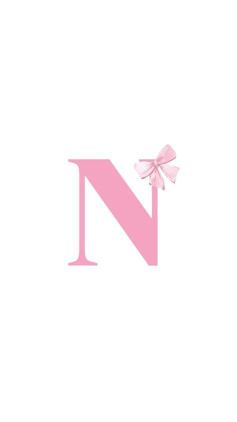 N Name, Kanye West Wallpaper, Initial N, Pink Names, Scrapbook Printing, Letter W, Preppy Wallpaper, Letter N, Name Design