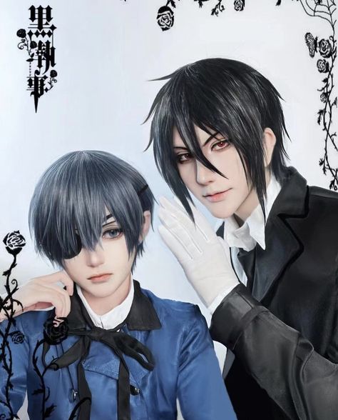 Find on Instagram Black Buttler Cosplay, Sebastian Michaelis Cosplay, Ciel Cosplay, Makeup Anime, Ciel Phantomhive Cosplay, Black Butler Funny, Black Butler Cosplay, Black Butler Sebastian, Cosplay Inspo