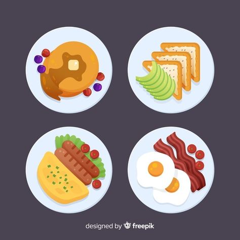 Food dish collection Free Vector | Free Vector #Freepik #freevector #food #bread #cook #flat Dish Collection, Credit Card Design, Food Bread, Vector Food, Alphabet Wallpaper, Barbie Diy, Food Drawing, Stop Motion, Cute Food