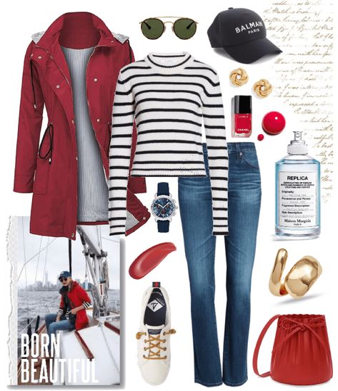 Regatta Outfit Women, Sailing Outfit Women, Sail Outfit, Writing Overlay, How To Sail, I Am Not Afraid Of Storms, Nautical Outfits, New Look Fashion, I Am Learning