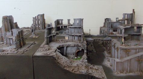 40k City, Wh40k Terrain, Wargames Terrain, Scifi Building, Wargaming Table, 40k Warhammer, Sci Fi Miniatures, Board Table, Warhammer Terrain