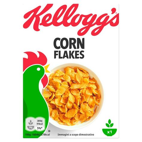 Kellogs Cereal, Cereal Kelloggs, Kellogg's Corn Flakes, Best Cereal, Filling Breakfast, Corn Flakes, Nutritious Breakfast, Daily Vitamins, Breakfast Cereal