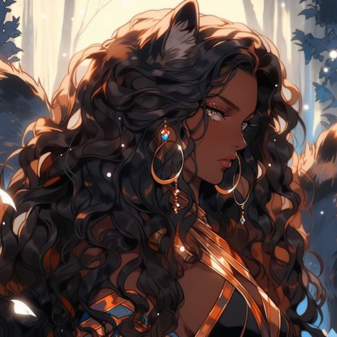 Dark Skin Female Character Design, Dark Skin Art, Happy October, Black Art Painting, Black Cartoon, Black Art Pictures, Black Love Art, Black Anime, Halloween Theme