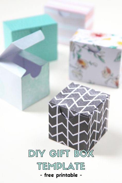 EASY DIY GIFT BOXES — Gathering Beauty Gift Box Template Printable, Gift Box Template Free, Box Templates Printable Free, Origami Kutu, Diy Gift Box Template, Box Template Printable, Origami Gift Box, Paper Box Diy, Boxes Diy