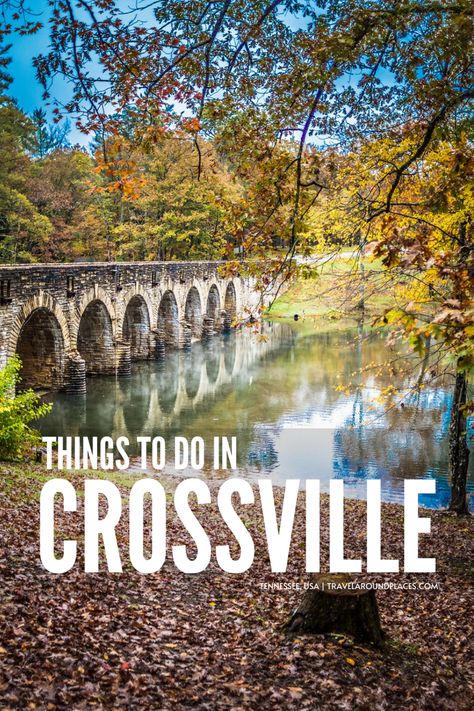 Traveling to Crossville, TN, but don’t know what to do there? This travel guide will show you the top attractions, best activities, places to visit & fun things to do in Crossville. Start planning your itinerary now! #tennessee #usaroadtrip #ustraveldestinations #usatravel Middle Tennessee Things To Do, Mt Juliet Tennessee, Crossville Tennessee, Tennessee Living, Visit Tennessee, Cleveland Tennessee, Cookeville Tennessee, Smokey Mountains Vacation, Maine Trip