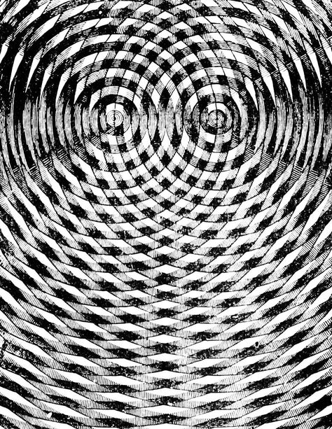 Fig. 1 – “Superposition of two wave systems”, in “Water-Waves and Sound-Waves” by Joseph Norman Lockyer, ‘Popular Science Monthly’, Volume 13, June 1878. Public domain. Popular Science, Water Waves, Sound Waves, Wave Pattern, Op Art, Texture Design, Geometric Art, Optical Illusions, Sacred Geometry