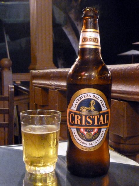 Pin for Later: Your Guide to the Most Delicious and Popular Latin American Beers Cristal Country of Origin: Peru  Type of Beer: American Adjunct lager  Alcohol Content: 5 percent Types Of Beer, American Beer, Alcohol Content, Taking Over The World, Beer Lovers, Travel Alone, Real Life Stories, Latin American, Pilsner