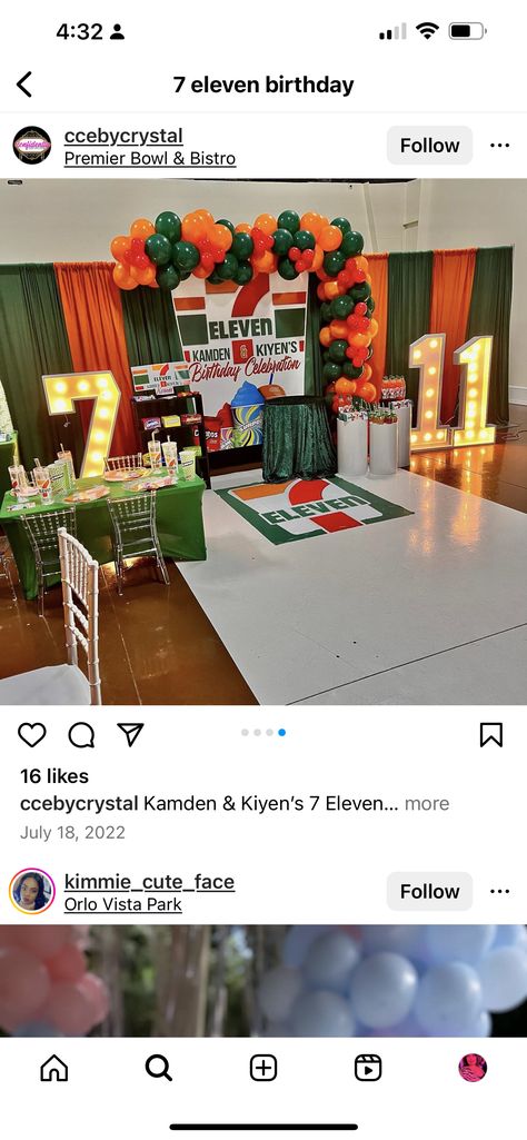 7 Eleven Theme Party, 711 Theme Birthday Party, 7 Eleven Birthday Theme, 711 Birthday Party, 7/11 Themed Birthday Party, 7 Eleven Birthday Party, 7/11 Birthday Theme, 7 11 Party, Golden Bday