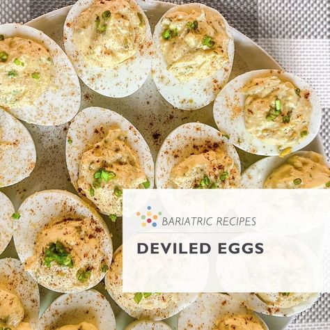 Bariatric Friendly Deviled Eggs Deciled Eggs, Egg Macaroni Salad, Bland Diet, Bariatric Diet, Deviled Eggs Recipe, Drying Dill, Pickle Relish, Bariatric Recipes, Pureed Food Recipes