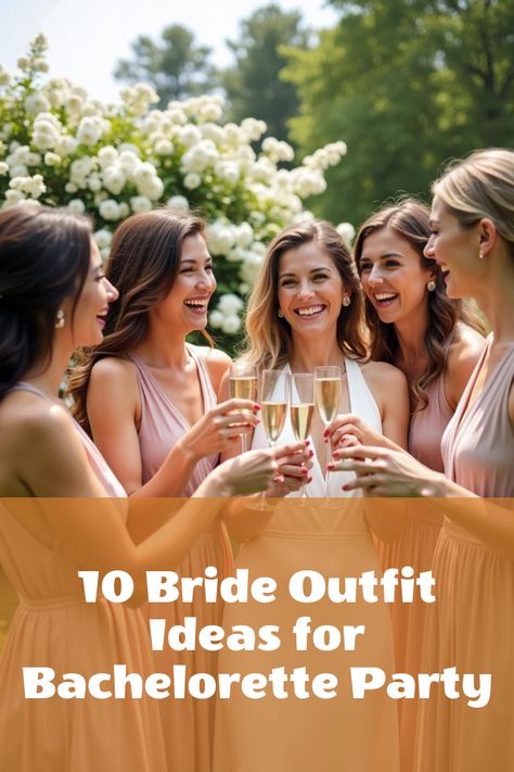 Did you know that your bride outfit bachelorette party can steal the show before you tie the knot? Discover fabulous fashion tips, from stunning dresses to chic accessories that'll make your bachelorette bash unforgettable! Perfect for bridesmaids too, it's all about creating memorable looks that make your last single celebration epic. Dive in and find your perfect party style now! Bachelorette Travel Outfit, Bachelorette Party Outfit For Bridesmaid, Bachelorette Party Bride Outfit, Outfit For Bridesmaid, Bachelorette Weekend Outfits, Ideas For Bachelorette Party, Bride Outfit Ideas, Beach Wedding Bridesmaid Dresses, Last Fling Before The Ring