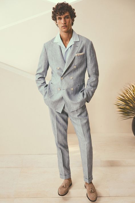 Mens Inspo, Outfit Homme, Summer Suits Men, 2024 Menswear, Menswear Runway, Spring Suit, Brunello Cucinelli Men, Mens Luxury Fashion, Menswear Fashion Show