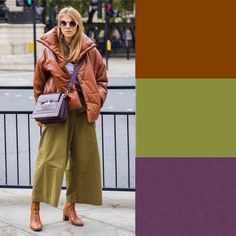 Neutros e neutros coloridos on Pinterest Color Matching Clothes, Parisienne Style, Color Combinations For Clothes, Green Colour Palette, Brown Outfit, Color Balance, Warm Autumn, Creative Fashion, Color Combos