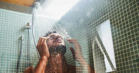 Cold Shower vs. Hot Shower: Benefits, Post-Workout, and More Cold Water Benefits, Dandruff Causes, Taking Cold Showers, People With Hiv, Hands Tattoo, Flaking Skin, Extra Skin, Cold Shower, Praying Hands