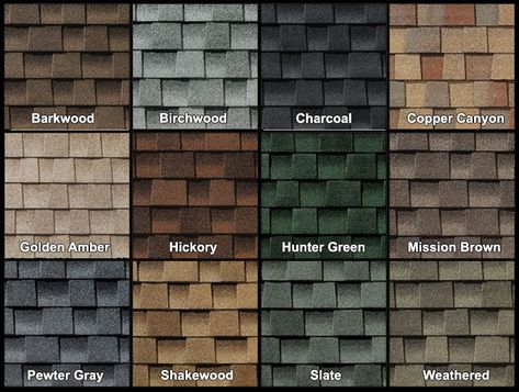 GAF Timberline shingle colors Gaf Timberline Shingles Slate, Shakewood Shingles Timberline, Mission Brown Shingles Timberline, Roof Shingles Ideas Exterior Colors, Brown Shingles House Colors, Brown Shingle Roof, Brown Roof Shingles, Brown Shingles, Gaf Shingles