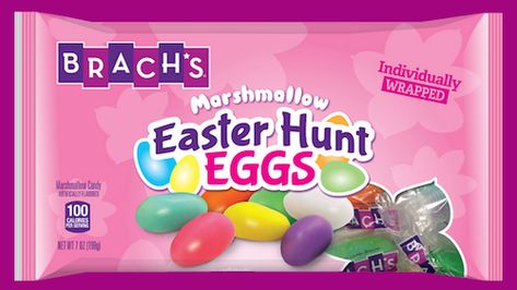 Brach’s Marshmallow Easter Hunt Eggs | Swistle Marshmallow Eggs, Easter Egg Candy, Spring Cupcakes, Individually Wrapped Candy, Beach Candy, Candy Egg, Nutter Butter Cookies, Easter Hunt, Candy Brands