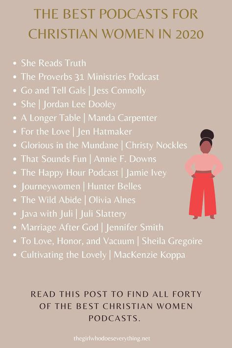 Bible Truths For Women, Best Christian Podcasts For Women, Christian Words Of Affirmation For Women, Spiritual Podcasts For Women, The Best Podcasts, Good Podcasts For Women, Christian Podcast Name Ideas, Self Care Podcasts For Women, Women’s Devotional