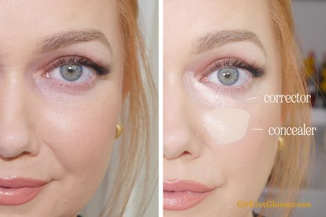 The Difference Between Concealer vs Under Eye Corrector • GirlGetGlamorous Under Eye Color Corrector, Under Eye Corrector, Eye Corrector, Makeup Removal Tips, Everyday Eyeshadow, Eye Products, Covering Dark Circles, Eye Eye, Concealer Shades