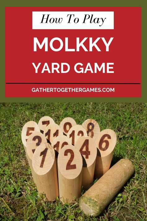 Master the fun and strategy of Mölkky, also known as Skittle Scatter, with our in-depth guide! 

Whether you're new to the game or looking to hone your skills, this blog will walk you through the rules, scoring, and winning tactics of this exciting Finnish throwing game. 

Perfect for family reunions and outdoor parties! 

#Molkky #SkittleScatter #OutdoorGames #YardGames Yard Game, Throwing Games, Tiles Game, Fun Outdoor Games, Bocce Ball, Game Rules, Gather Together, Toss Game, Yard Games