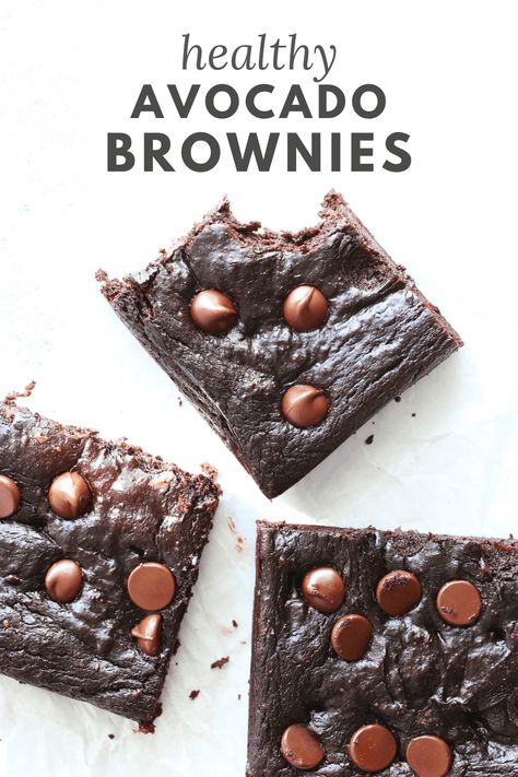 Brownies With Avocado, Avocado Recipes Dessert, Chocolate Avocado Brownies, Avocado Brownies, Healthy Avocado, Avocado Dessert, Peppermint Brownies, Kid Snacks, Avocado Chocolate