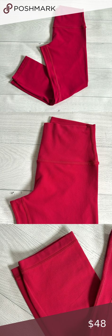 Lululemon Align Crops 21” Sz 6 Star Ruby Star Ruby, Lululemon Align, Poshmark Lululemon, Fabric Color, Lululemon Athletica, Ruby, Stars, Pants, Trousers