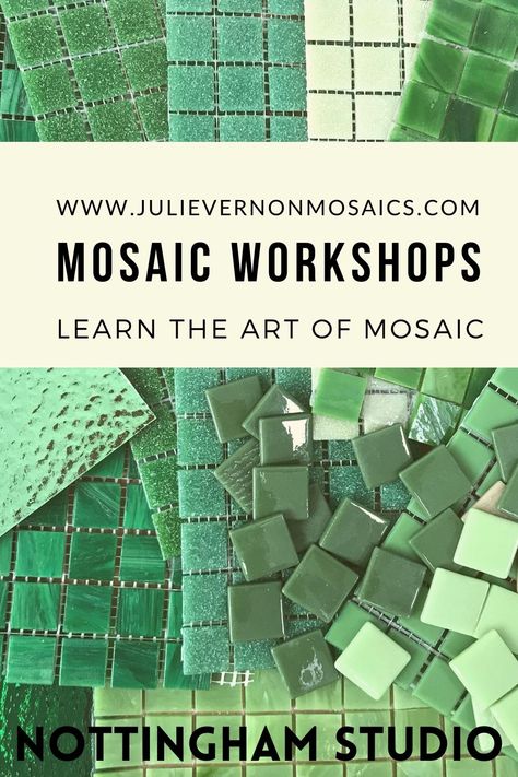 Looking for craft ideas and a new hobby? Learn how to make a mosaic in one of my studio workshops or try a mosaic kit to make at home. Courses suitable for absolute beginners to those wanting to improve. Get in touch for tailored group workshops and corporate days. Nottingham artist #julievernonmosaics Mood 2024, Mosaic Kits, Mosaic Kit, Art Studio At Home, Group Art, Stain Glass, New Hobbies, Nottingham, Mosaic Art