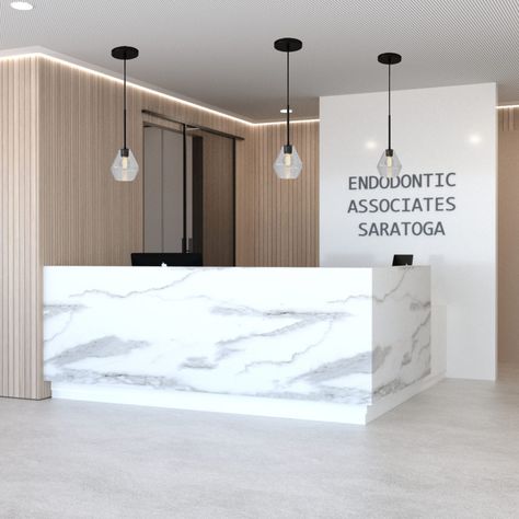 Kappler Design, Dental Office Reception, Modern Medical Office, Dental Clinic Interior Design, Dental Clinic Interior Reception, Dental Clinic Reception Design Simple, Modern Dental Office Design, Minimal Dental Clinic Design, Dental Clinic Front Design