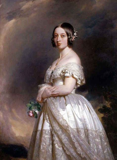 12 Bizarre Facts You Never Knew About Queen Victoria (Page 3) Queen Victoria Painting, Queen Dress Royal, Queen Victoria Wedding Dress, Queen Victoria Dress, Queen Victoria Wedding, Victoria Wedding Dress, Madame Pompadour, Victorian Queen, Royal Lifestyle