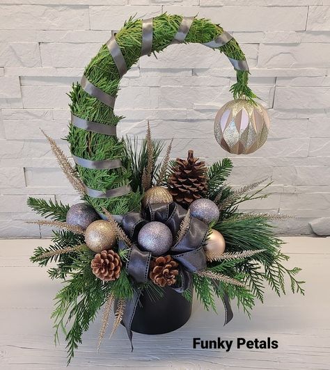 Large Grinch Tree Grinch Arrangement, Grinch Tree, Grinch Trees, Winter Arrangements, Christmas Flower Arrangements, Christmas Arrangements, Christmas Flowers, Floral Shop, Christmas Floral