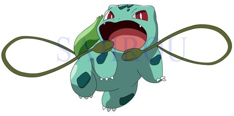 May's Bulbasaur's Vine Whip by Sajirou on deviantART Bulbasaur Vine Whip, Chicken Pokemon, Kung Pow Chicken, Vine Whip, Kung Pow, Grass Type Pokemon, All Anime Characters, Pokémon Art, Grass Type