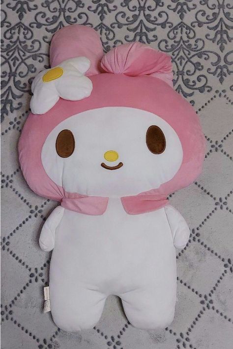 Giant My Melody Plush, Jumbo My Melody Plush, My Melody Plush, Melody Plush, Kawaii Room Decor, Kawaii Toys, Yami Kawaii, Kawaii Plushies, Hello Kitty My Melody