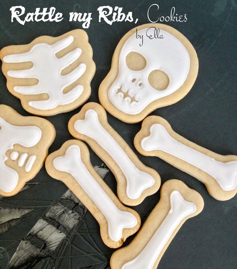 http://www.etsy.com/shop/OneCakeaDay Cookie Skeleton, Phd Party, Skeleton Birthday, Skeleton Cookies, Halloween Biscuits, Galletas Halloween, Cookies Fall, Cookies Halloween, Cookie Decoration