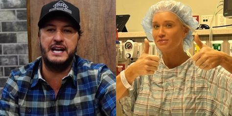 Luke Bryan Issues Update On Wife Caroline's Condition & Reveals Reason For Her Recent Surgery - Music Mayhem Magazine Luke Bryan Wife, Torn Labrum, Caroline Bryan, Cole Swindell, Hip Surgery, Country Couples, Chris Stapleton, Under The Knife, Cma Awards