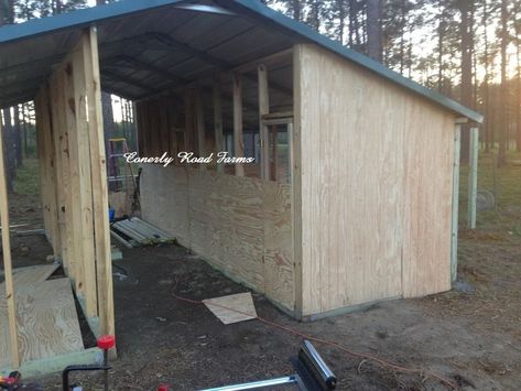 Goat Housing, Goat Shelters, Aviary Ideas, Gamebirds, Mini Goats, Barn Stalls, Goat House, Horse Corral, Goat Barn