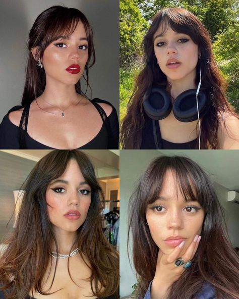 Hairstyle Tips, Perfect Hairstyle, Winter Hair Color, Haircuts Straight Hair, Tips For Women, Trending Haircuts, Jena, Jenna Ortega, Hairstyles With Bangs