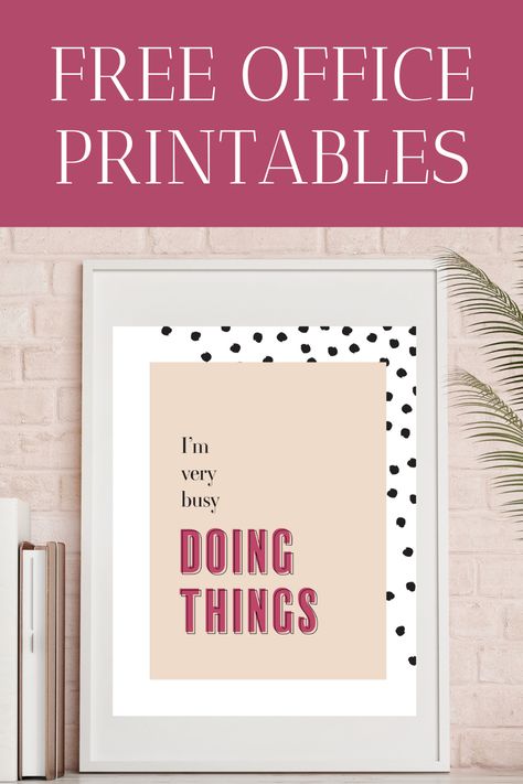 PDF 8.5x11 motivational printables for women. Hang these cute printables in your home office, cubicle, craft room, staple to a bulletin board or download as a phone background! Free Office Printables Wall Art, Diy Office Artwork, Cubicle Decor Office Ideas, Free Office Printables, Office Cubicle Decor Ideas, Cubicle Wallpaper, Office Printables, Office Bulletin Boards, Cubicle Makeover