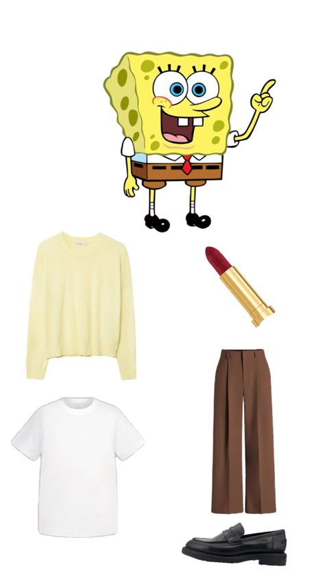 #outfitoftheday #spongebob #spongeboboutfit #outfitideas #creativefit #outfitideen #sommer2024outfit #outfitinspiration Spongebob Outfit, Outfit Of The Day, Outfit Inspirations, Ootd