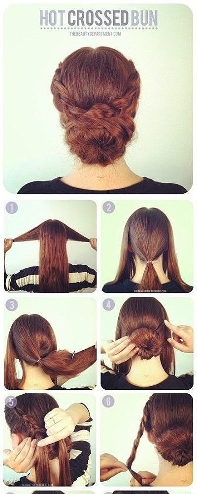 Hair Bun Tutorial, Work Hairstyles, Bun Hair, Coron, Braided Bun, Hair Tutorials, Hair Dos, Hair Day, Hair Updos