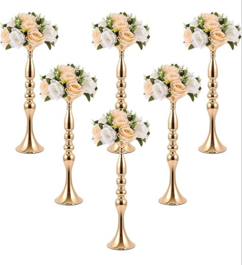 Mermaid Base, Wedding Flower Stand, Wedding Flower Vase, Gold Wedding Centerpieces, Dinner Centerpieces, Wedding Reception Dinner, Silver Candle Holders, Gold Centerpieces, Vase Display