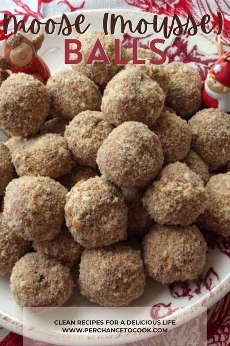 Easy Chocolate Moose (Mousse) Balls. Nilla Wafer Cookies Recipe, Chocolate Mousse Balls, Dessert With Nilla Wafers, Moose Balls Recipe, Chocolate Wafers Recipe, Orange Balls With Vanilla Wafers, Nilla Wafer Desserts, Cheesecake Balls Recipes, Moose Balls