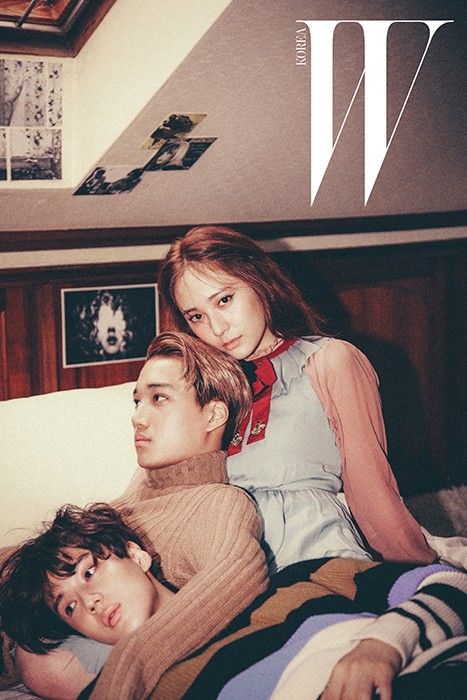 Krystal, Taemin, and Kai continue the skinship in more pictures from 'W Korea'! | allkpop.com Taemin And Kai, Krystal Fx, Hirunaka No Ryuusei, Jessica & Krystal, Kiko Mizuhara, Intense Love, Shinee Taemin, W Korea, Lu Han