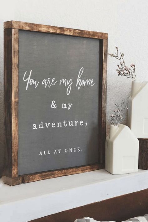 Farmhouse Sign Ideas, Nail Winter, Koti Diy, Sweet Sayings, Interior Design Minimalist, You Are My Home, Diy Holz, Sign Ideas, Sweet Quotes