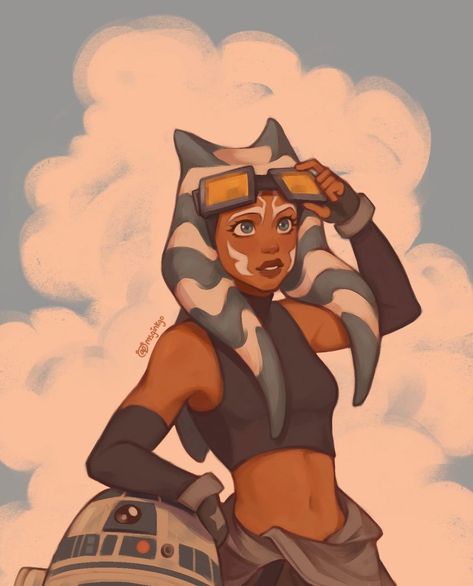 Ashoka Star Wars, Ashoka Tano, Star Wars Characters Pictures, Star Wars Ahsoka, Star Wars Drawings, Star Wars Artwork, Ahsoka Tano, Star Wars Fan Art, Star Wars Images