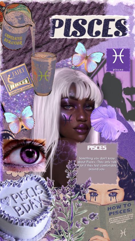 Pisces Astethic, Pisces Zodiac Aesthetic, Dark Pisces Aesthetic, Pisces Wallpaper, Pisces Aesthetic, Destop Wallpaper, March Pisces, Pisces Star Sign, Pisces Girl