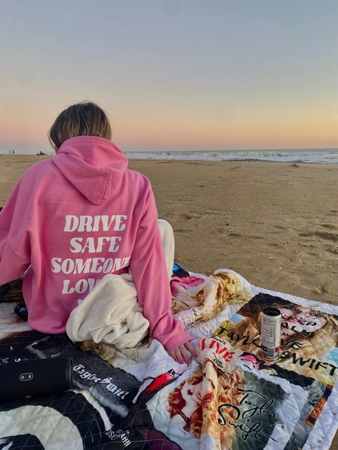 Hoodies Pink, Someone Loves You, Pink Hoodies, Happy Mind Happy Life, Flower Hoodie, Happy Minds, If You Love Someone, Sunrise Beach, Drive Safe