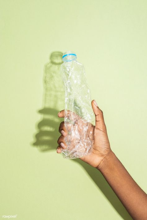 Hand holding a crushed plastic bottle | premium image by rawpixel.com / Teddy Rawpixel Recycle Photography, Recycling Photography, Hand Holding Bottle, Hand Catching, Pet Waste Station, Plastic Recycle, Wine Icon, Recycle Water Bottles, Html Color Codes