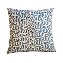 Check this out at Amazon Coastal Cushions, Nautical Cushions, Big Cushions, Blue Cushion Covers, Cheap Chairs, Geometric Cushions, Striped Cushions, Blue Fish, Beach Design