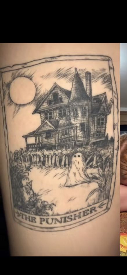 The Alps Tattoo, Phoebe Bridgers Tattoo I Know The End, I Know The End Tattoo Phoebe Bridgers, Phoebe Ghost Tattoo, Stranger In The Alps Tattoo, Punisher Tattoo Phoebe Bridgers, I Know The End Phoebe Bridgers Tattoo, I Know The End Tattoo, Alps Tattoo